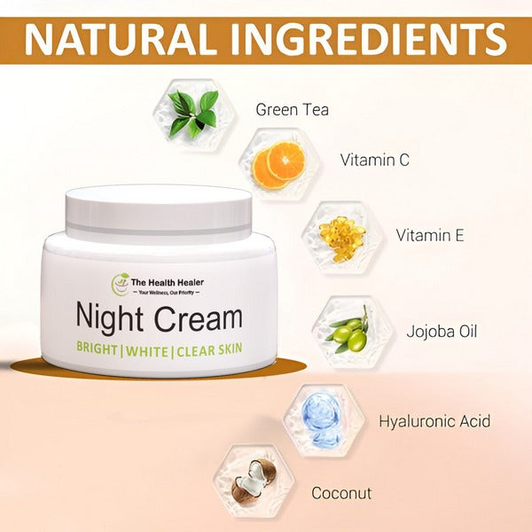 The Health Healer Brightening & Glowing Night Cream 💯(Guaranteed Results)